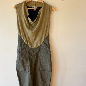 Prairie Underground Becky Park Sleeveless Cowl Neck Dress, Size M